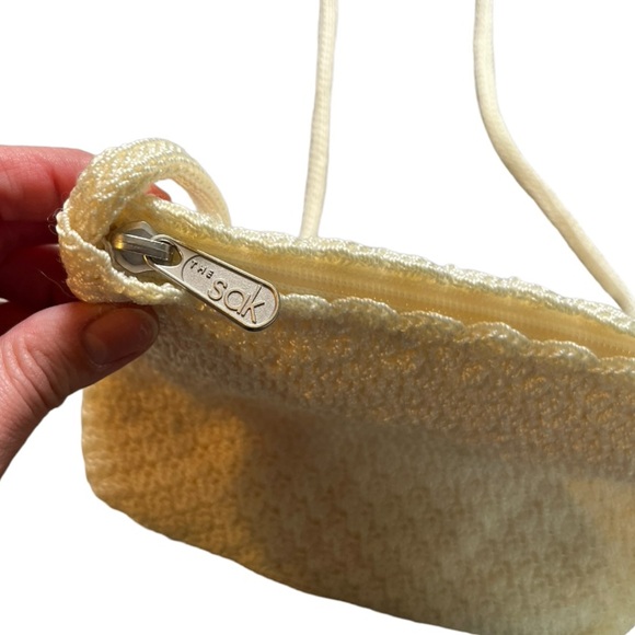 The Sak crochet small cream shoulder bag - Picture 4 of 5